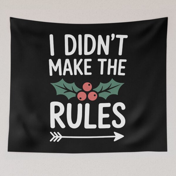 Item preview, Christmas Mistletoe I Didn't Make The Rules Xmas Humor Men  designed and sold by TyraYoung.