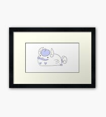 Poofstic - Pokemon Parody Framed Print