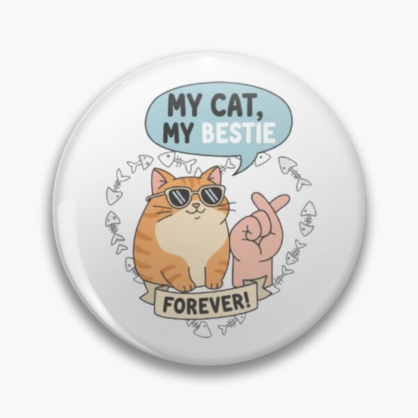 Item preview, **My Cat ❤ My Bestie crossing fingers Design designed and sold by WorthyByDwethi.