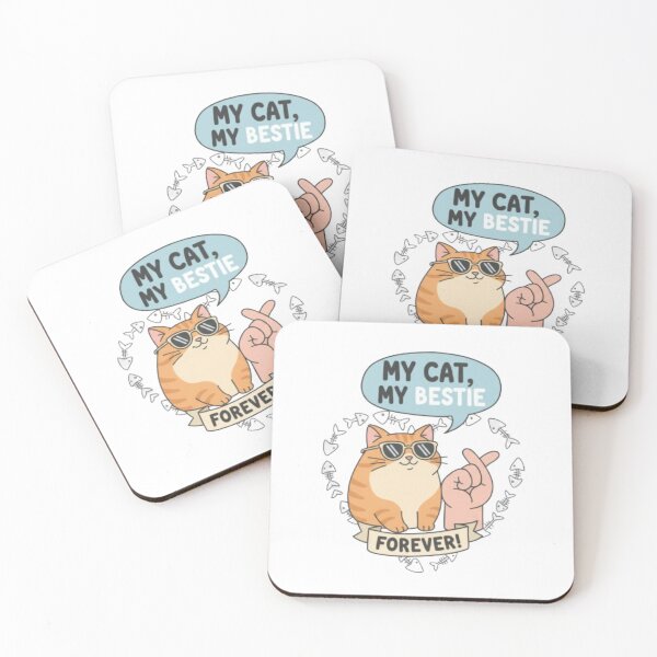 Item preview, **My Cat ❤ My Bestie crossing fingers Design designed and sold by WorthyByDwethi.