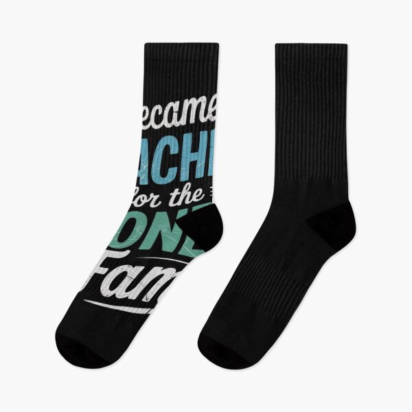 Item preview, I Became A Teacher For The Money And Fame Sarcastic Men Women Kids  designed and sold by MonsterBuddiess.