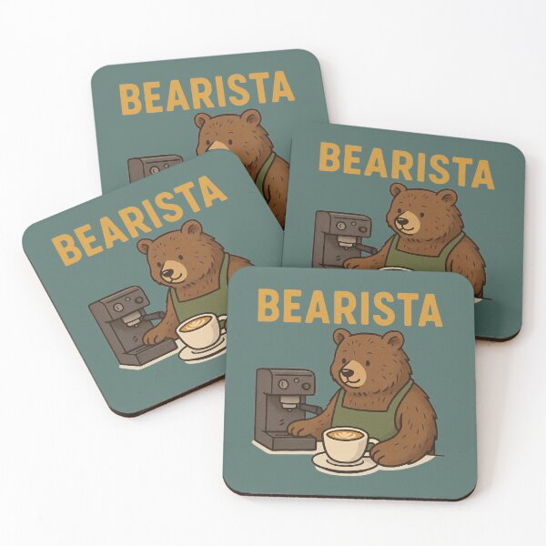 Item preview, Bearista - Brewed to Perfection designed and sold by OddJobsOnly.