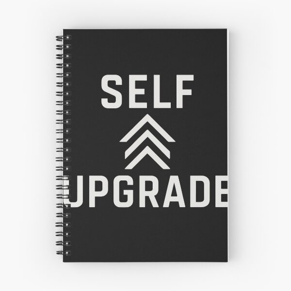 Item preview, Self Upgrade Motivational Minimalist Design designed and sold by Rebel Knit.