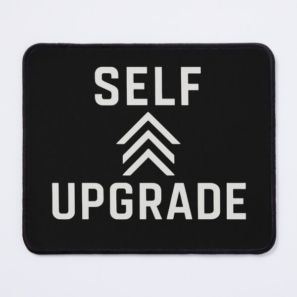 Item preview, Self Upgrade Motivational Minimalist Design designed and sold by Rebel Knit.