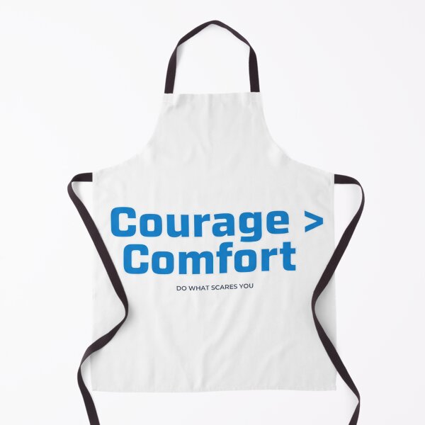 Item preview, Courage > Comfort – Motivational Quote Design designed and sold by Proportional19.