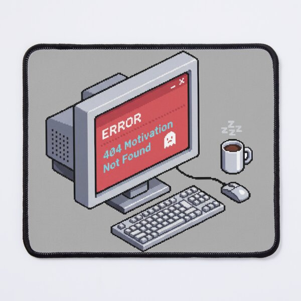Item preview, 404 Motivation Not Found Funny Design designed and sold by WiserShop.