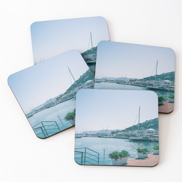 Item preview, Coastal Luxury: Sunny Marina and Mediterranean Hillsides designed and sold by MDB_Shop.