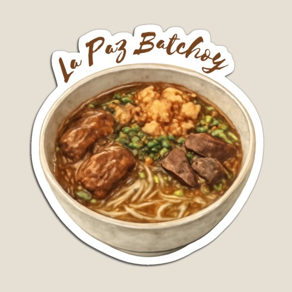 Item preview, La Paz Batchoy Filipino Food Art – Iloilo Noodle Soup Illustration designed and sold by luiarteu.