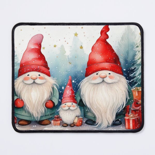 Item preview, Enchanting gnomes - Merry Christmas - Christmas cards designed and sold by Connys Colorful World.