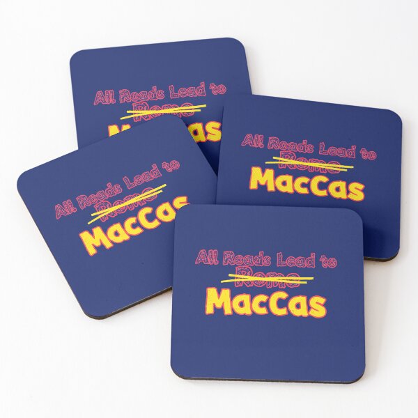 Item preview, All Roads Lead to Maccas Funny Aussie Slang Parody designed and sold by ArtisticDesignsbyLinda.