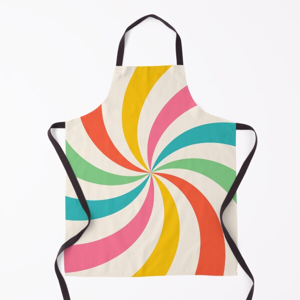 Item preview, Retro seventies spiral swirl with cheerful colors designed and sold by adriiicase.