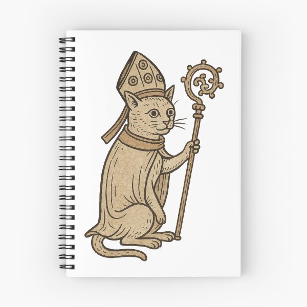 Item preview, Pope cat medieval cat designed and sold by my-wishlist.