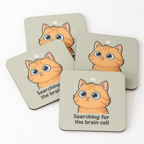 Item preview, Brain Cell Hunt - Orange Cat designed and sold by AwesomeBeyondLimits.