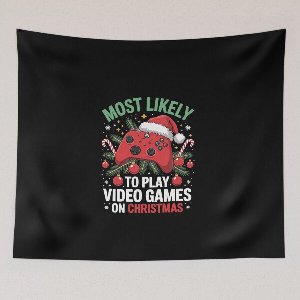 Item preview, Family Chrismas Gamer Most Likely To Video Games Christmas  designed and sold by EllinoKlemo.