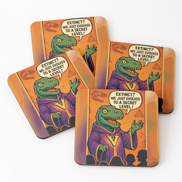 Item preview, Secret Level Dinosaurs – Funny Conspiracy Theme designed and sold by Valueminati.