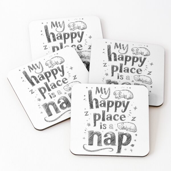 Item preview, My happy place is a nap designed and sold by FlicksPicks.