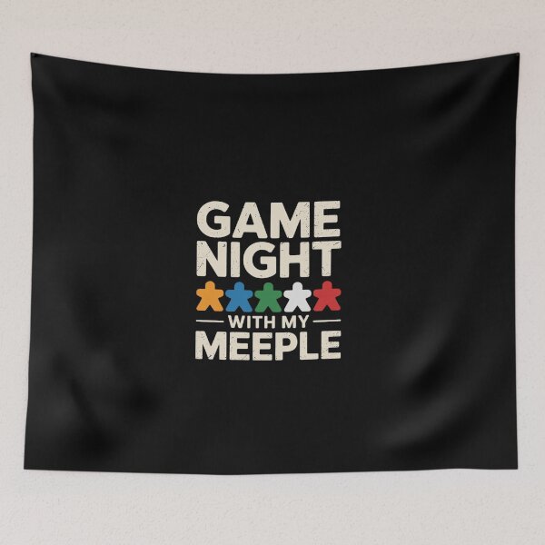 Item preview, Board Game Player Game Night With My Meeple  designed and sold by EllinoKlemo.
