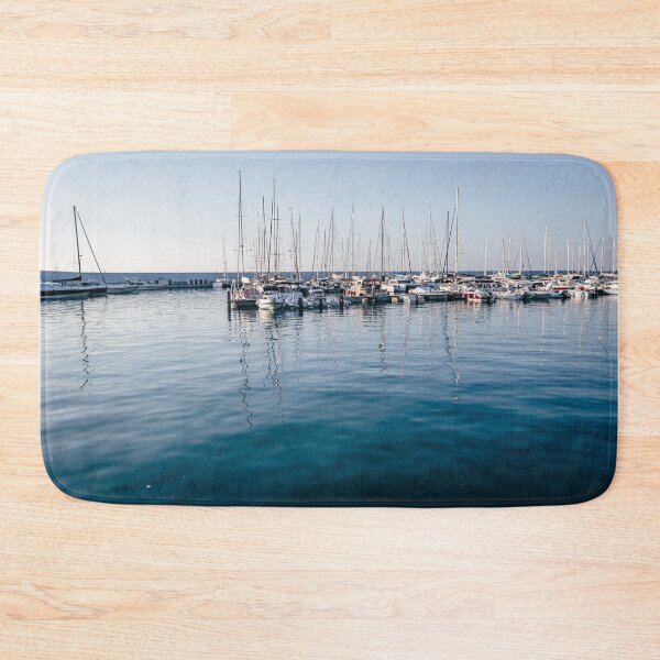 Item preview, Deep Teal Calm: Water Texture and Marina Reflections designed and sold by MDB_Shop.