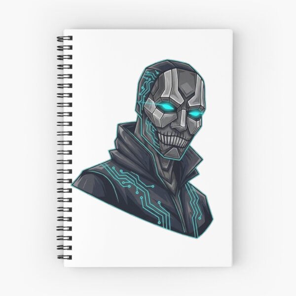 Item preview, Futuristic Cyborg Circuit Mask,  Digital Mind Cybernetic Soldier,  Glowing Blue Eye Robot Portrait,  Cyberpunk Tech Android Interface designed and sold by Widermart-Store.