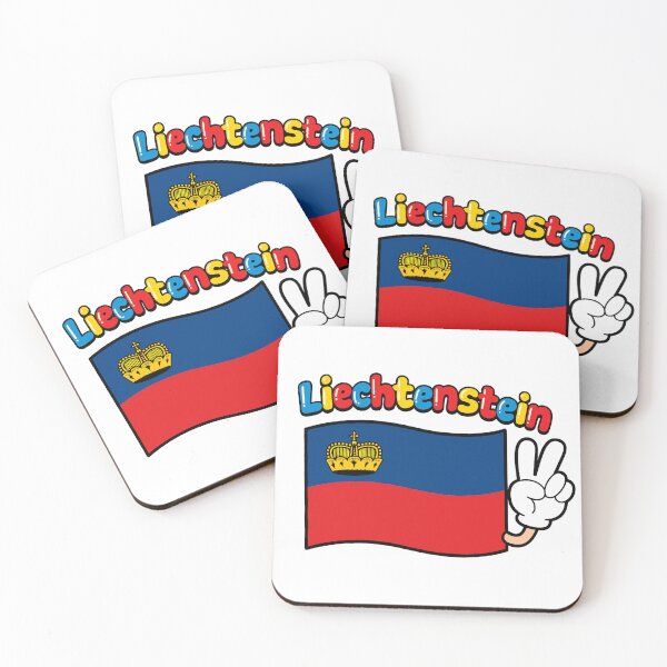 Item preview, Liechtenstein Flag designed and sold by PickledjoArt.