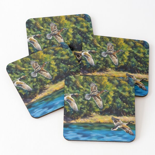 Item preview, Ducks in Flight designed and sold by tomorrowsart.