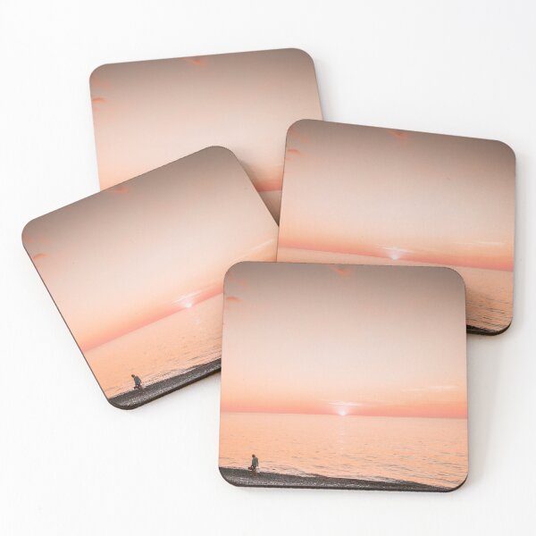 Item preview, Monochrome Sunset: Solitude on the Golden Coast designed and sold by MDB_Shop.
