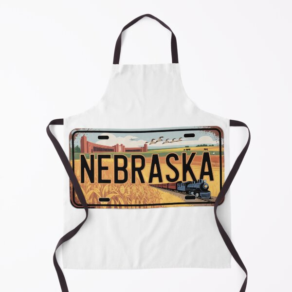 Item preview, Nebraska Colorful Rusty Plate Graphic designed and sold by The Souvenir Dept..