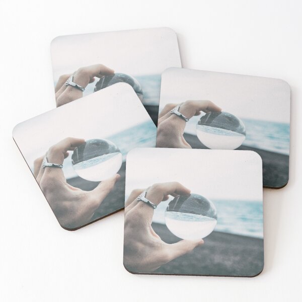 Item preview, Inverted View: Moody Seascape Through a Crystal Ball designed and sold by MDB_Shop.