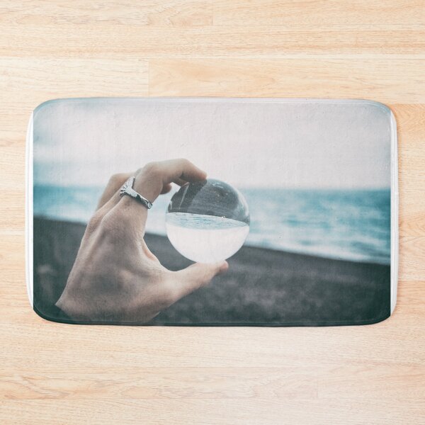 Item preview, Inverted View: Moody Seascape Through a Crystal Ball designed and sold by MDB_Shop.
