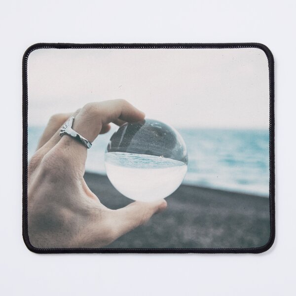 Item preview, Inverted View: Moody Seascape Through a Crystal Ball designed and sold by MDB_Shop.