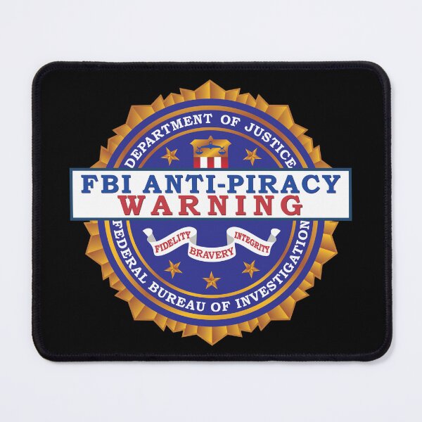 Item preview, FBI Anti-Piracy Warning - Vintage Home Video Parody designed and sold by TheDisloyalists.