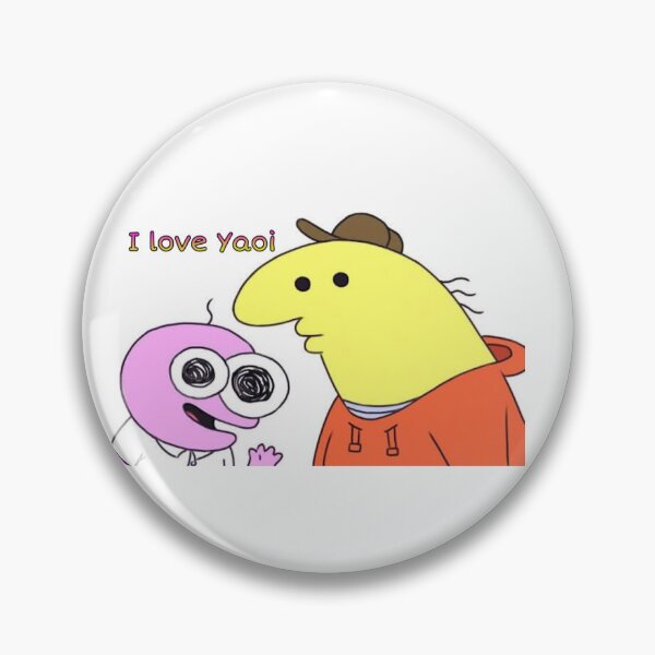 Item preview, Smiling Friends Yaoi Sticker  designed and sold by Watermelon-frog.