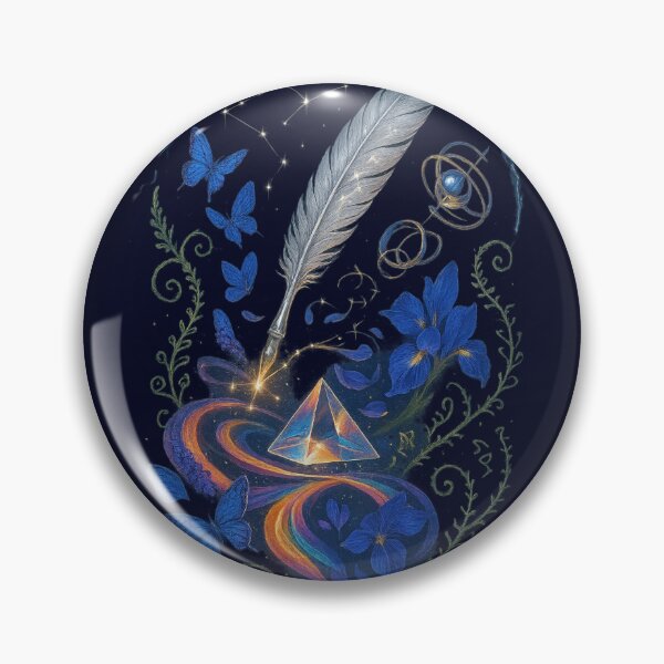 Item preview, The Silver Quill Observatory designed and sold by BrushAndBreathe.