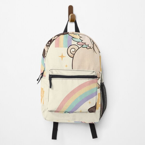 Item preview, Pugtacular Cute Pug Unicorn with Rainbow – Funny Dog Lover Kawaii Design designed and sold by Imaginationbeyond.