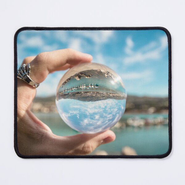 Item preview, Vibrant Microcosm: Coastal Town in a Crystal Sphere designed and sold by MDB_Shop.