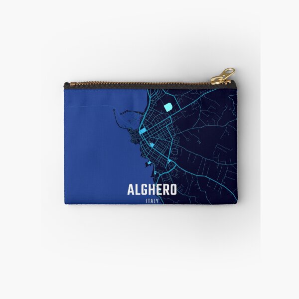Item preview, Alghero Midnight City Map designed and sold by HomeLivingCo.