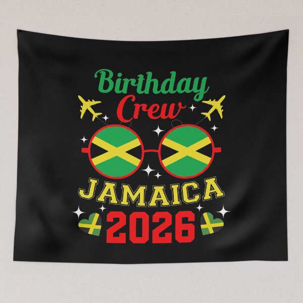 Item preview, Birthday Crew Jamaica 2026 Vacation Party Matching Squad designed and sold by SakuraPxl.