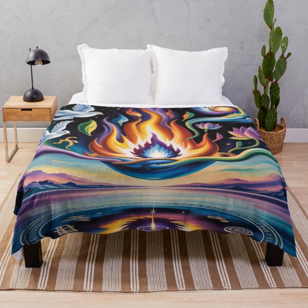 Item preview,  А mystical flame floating in an ethereal dreamscape.  designed and sold by Lilashakti ⭐️ ⭐️ ⭐️ ⭐️ ⭐️.