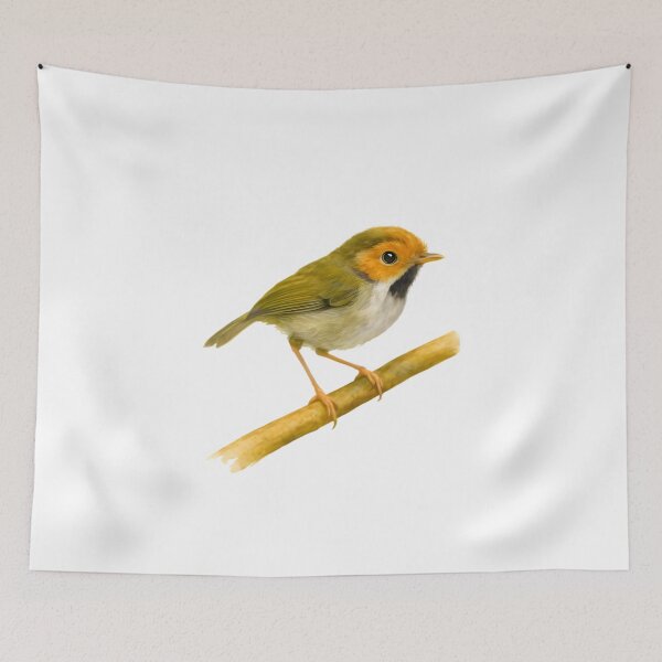 Item preview, Rufous-faced Warbler (Abroscopus albogularis) designed and sold by HOMETOWN86.