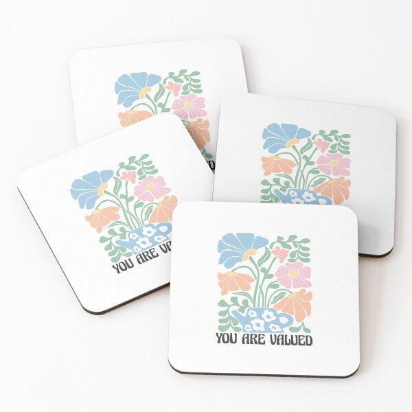 Item preview, You are valued, Boho Floral Quote,  positive slogan, Christmas quote, Happy new year, new beginning, lets forget the past, lets look to the future designed and sold by chipmuckdesignn.