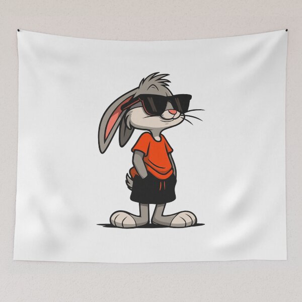 Item preview, HipHop Bunny – The Funky Rabbit Vibes designed and sold by ArtesioByZaber.