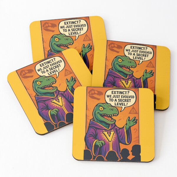 Item preview, Secret Level Dinosaurs – Funny Conspiracy Theme designed and sold by Valueminati.