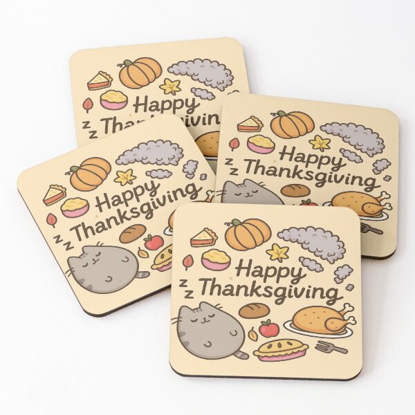 Item preview, Drowsy Cat with Thanksgiving Day designed and sold by Cat-loveparttime.