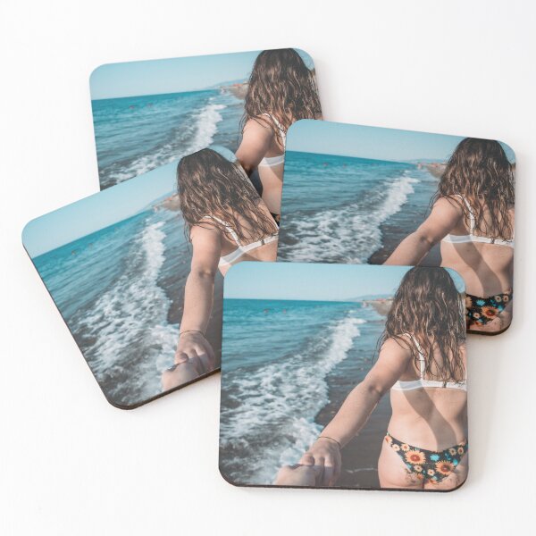 Item preview, Summer Freedom: Follow Me Hand-Hold on the Beach designed and sold by MDB_Shop.