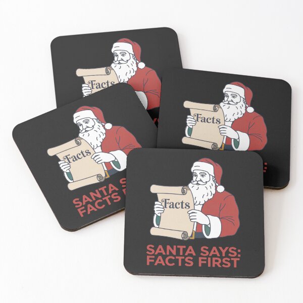 Item preview, Santa Says Facts First: Holiday Art For Truth Seekers designed and sold by elynne9.