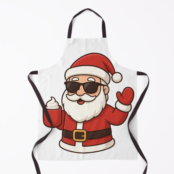 Item preview, Santa holding a latte Christmas coffee designed and sold by JamesDunican.