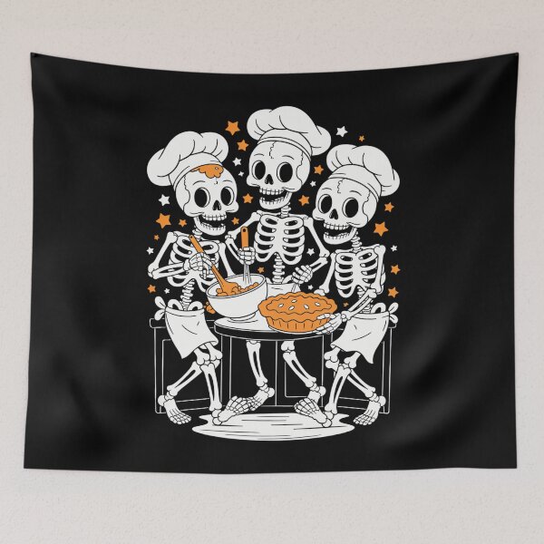 Item preview, Chef Dancing Skeletons Baking Halloween Cookie Baker designed and sold by Sea4Adventures.