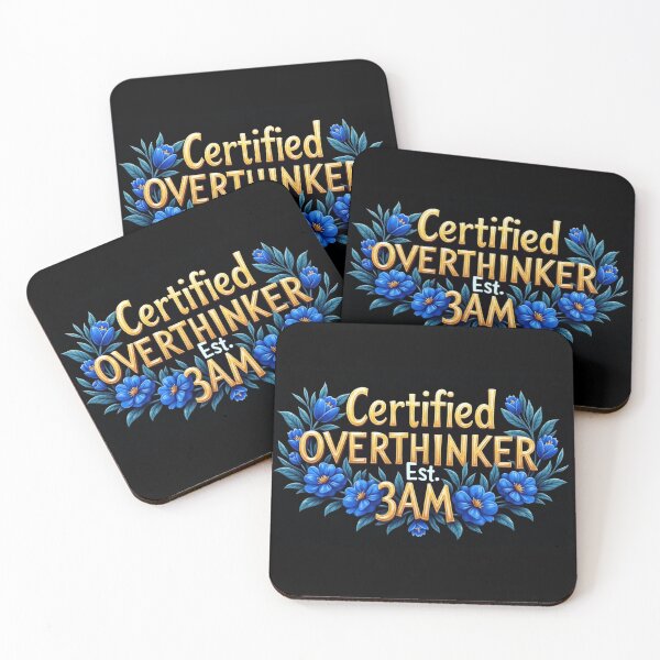 Item preview, Certified OVERTHINKER – Midnight Bloom Edition designed and sold by nhk999.