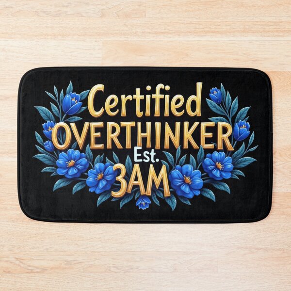 Item preview, Certified OVERTHINKER – Midnight Bloom Edition designed and sold by nhk999.
