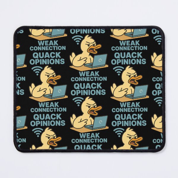Item preview, Quack Opinions Weak Connection Funny Duck Internet Design designed and sold by TeeTimeTreasure.
